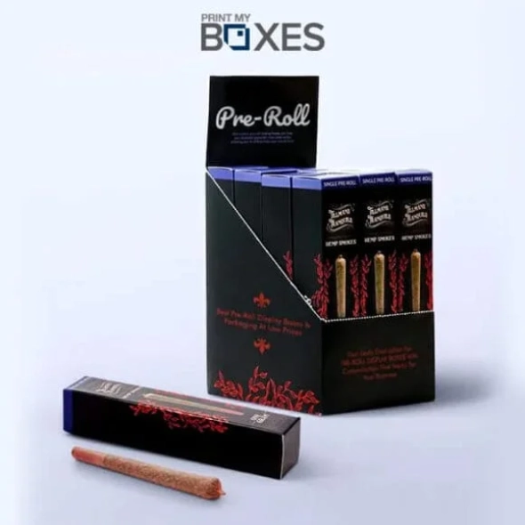 Black Pre Roll Display Boxes