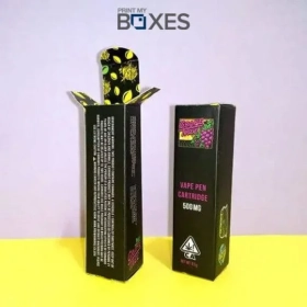 Black Vape Pen Packaging